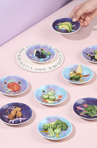 Official Pokemon x Shunxiang Ceramic Eeveelution Dipping Plate Set