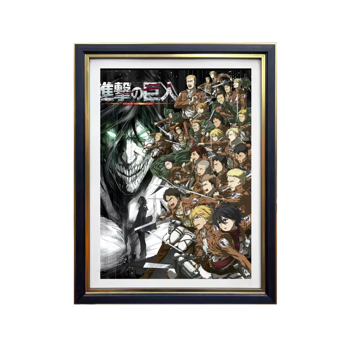 Attack on Titan Handmade Multilayer Decorative 3D Paper Craft Frame