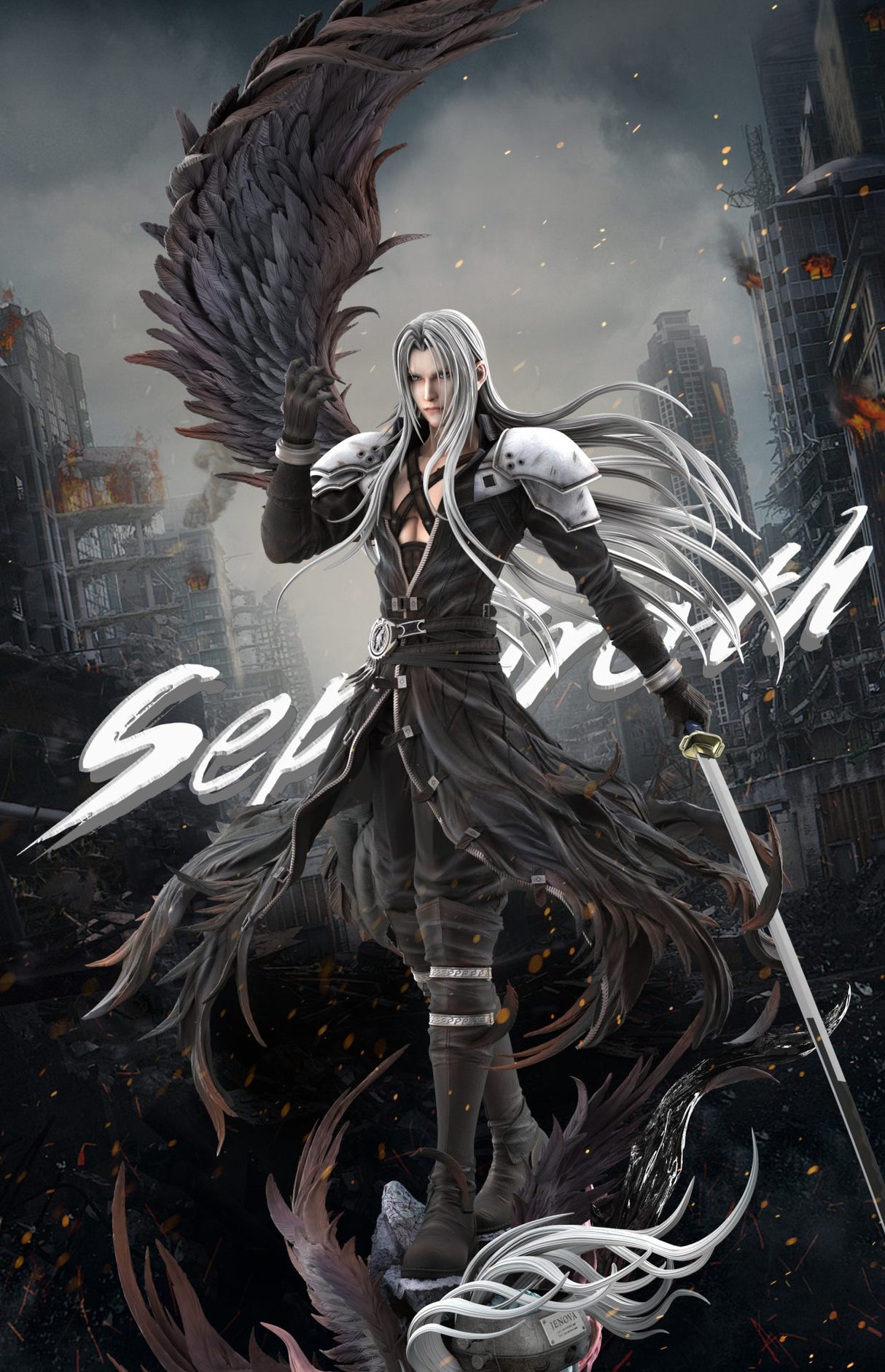 Hunter Fan Studio Final Fantasy 7 Sephiroth 1/6 Scale Resin Statue