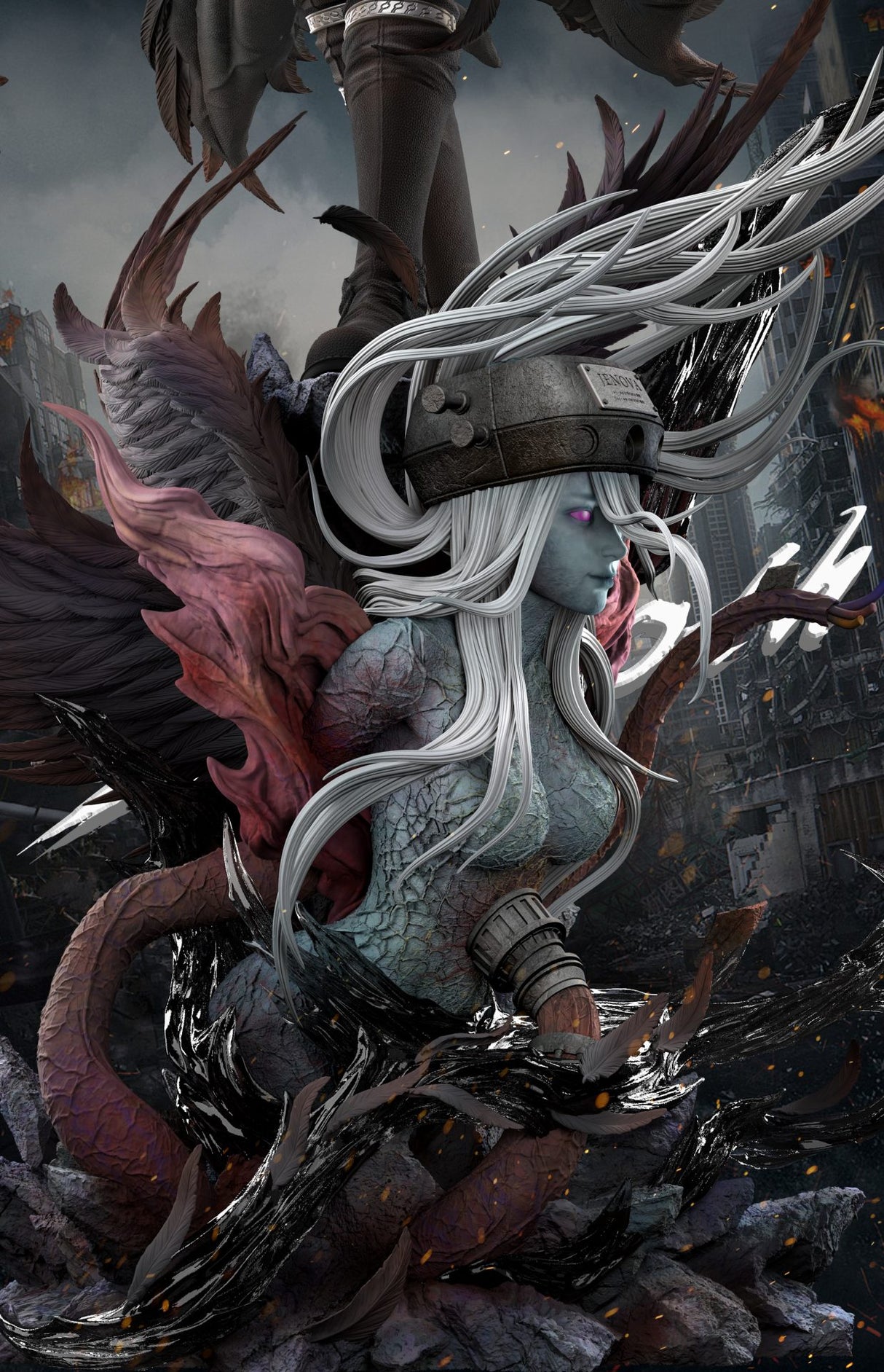 Hunter Fan Studio Final Fantasy 7 Sephiroth 1/6 Scale Resin Statue