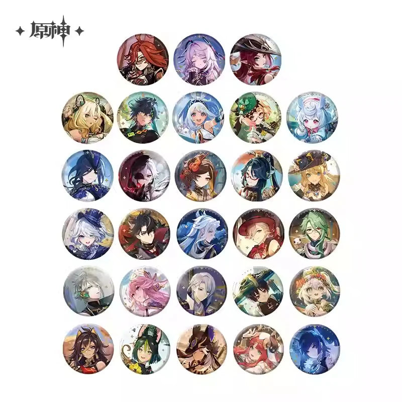 Genshin Impact Anecdote Themed Official Character Badges