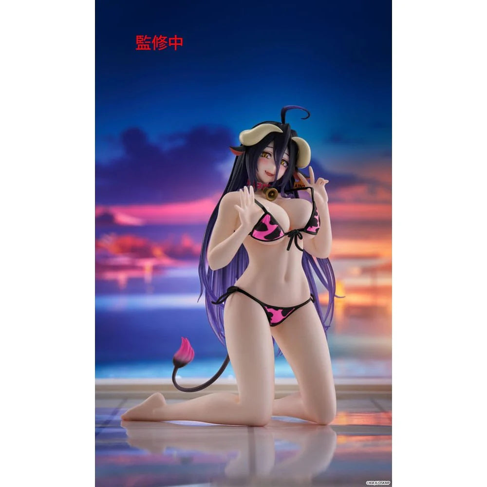 Overlord Desktop Cute Albedo (Cow-Print Swimsuit Ver.) Figure (Renewal Edition)