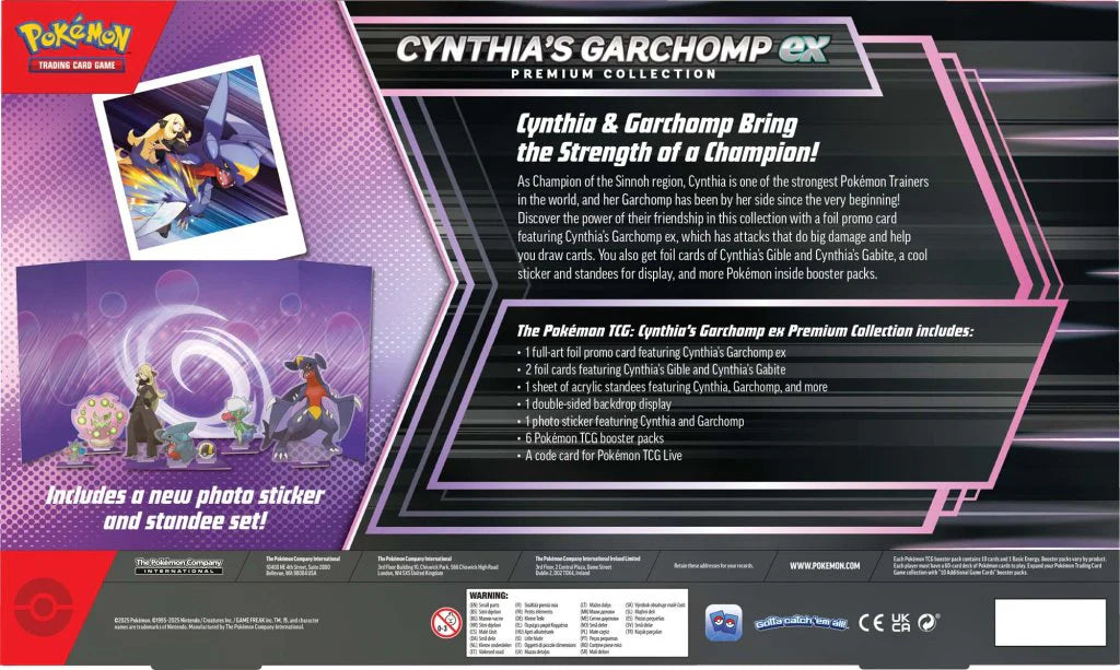 Pokemon - TCG - Cynthia's Garchomp ex Premium Collection