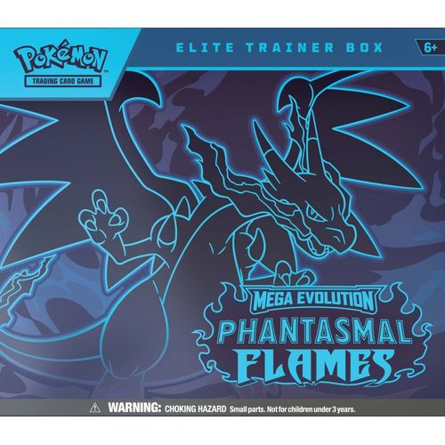 LIMITED TO 1 PER PERSON Pokemon TCG: Mega Evolution Phantasmal Flames Elite Trainer Box