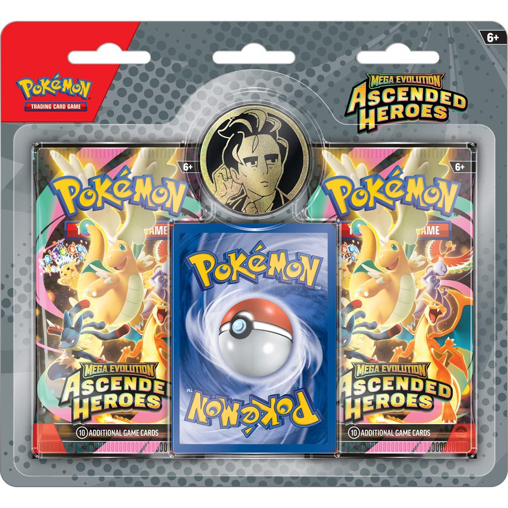 LIMIT 1 PER PERSON Pokemon TCG: 2-pack Ascended Heroes Blister Packs