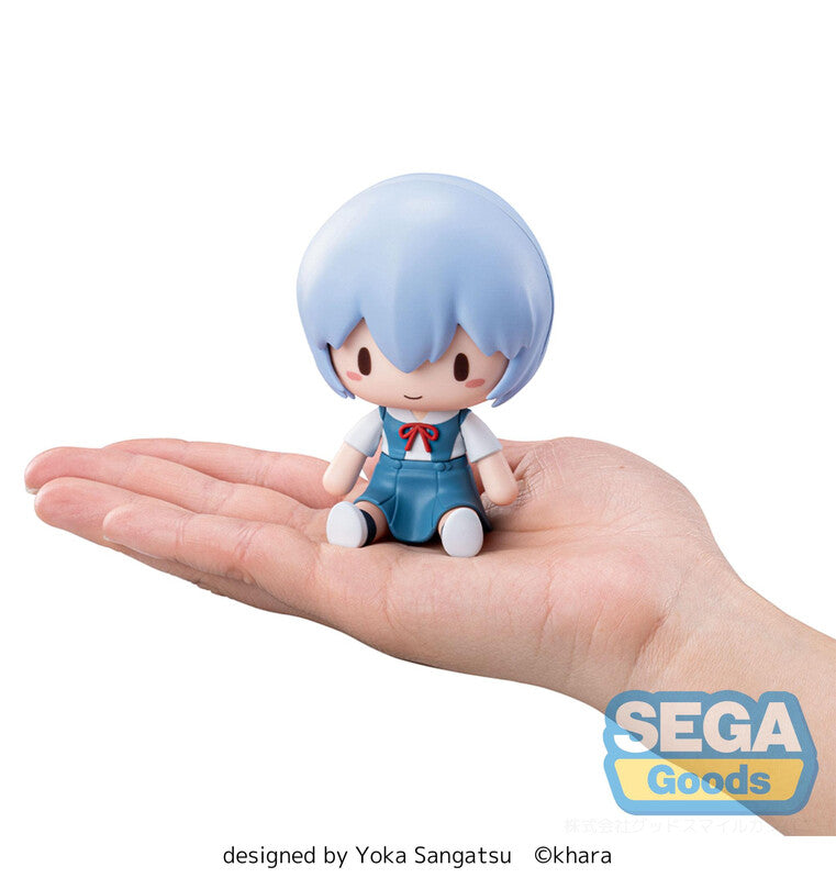 Neon Genesis Evangelion Fuwa Petit S-Fire Rei Ayanami Chibi Figure