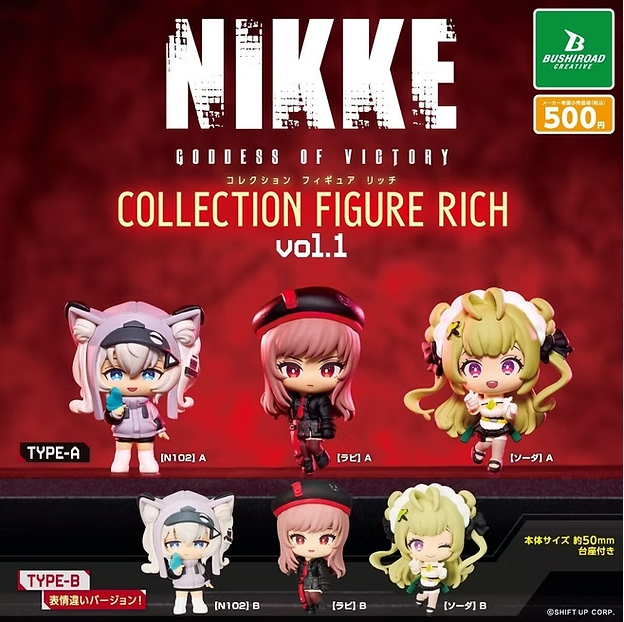 Goddess Of Victory Nikke Collection Figure RICH Vol.1 Mini Figure Gashapon