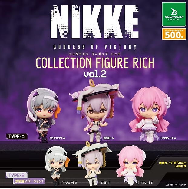 Goddess Of Victory Nikke Collection Figure RICH Vol.2 Mini Figure Gashapon