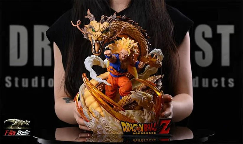 T-Rex Studio Dragon Ball Son Goku Dragon Fist Super Saiyan 3 Resin Statue