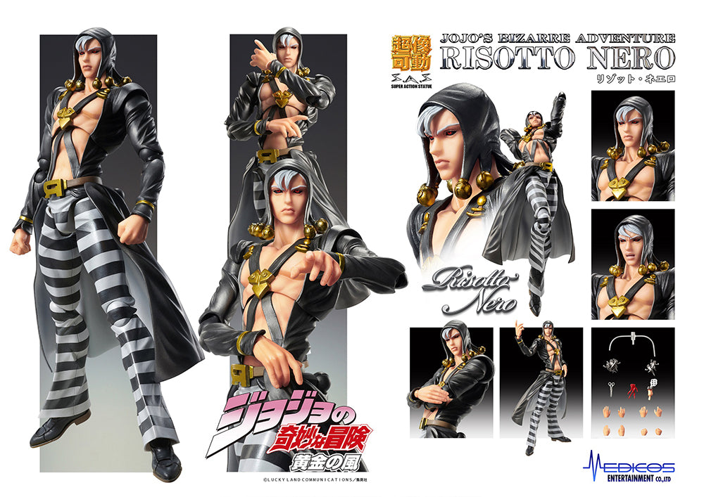 JoJo's Bizarre Adventure Super Action Statue Risotto Nero