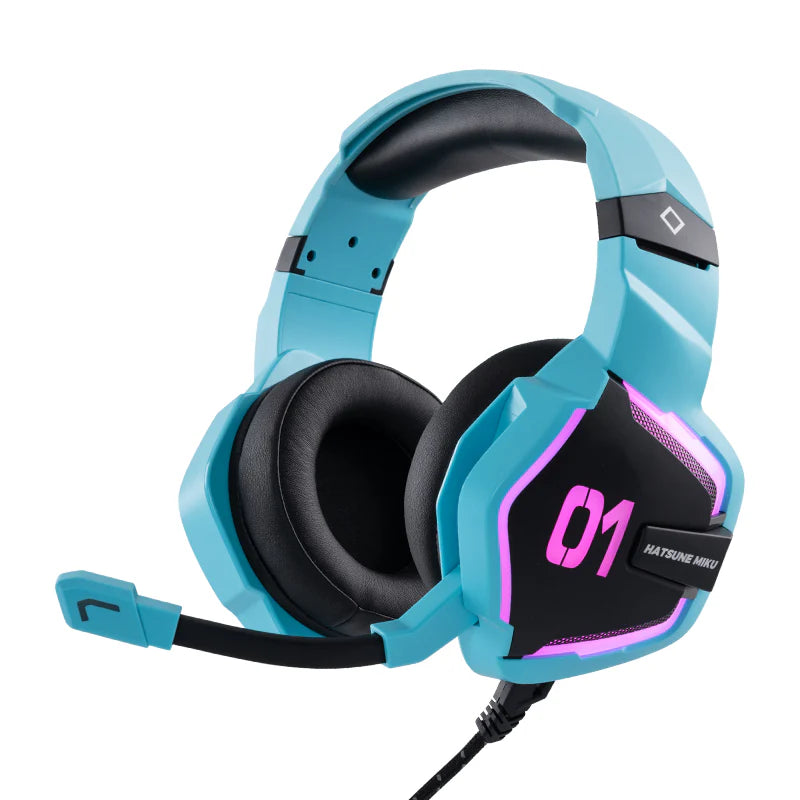 Official Hatsune Miku Heart of Esports Series Mechanical Gaming Headphones
