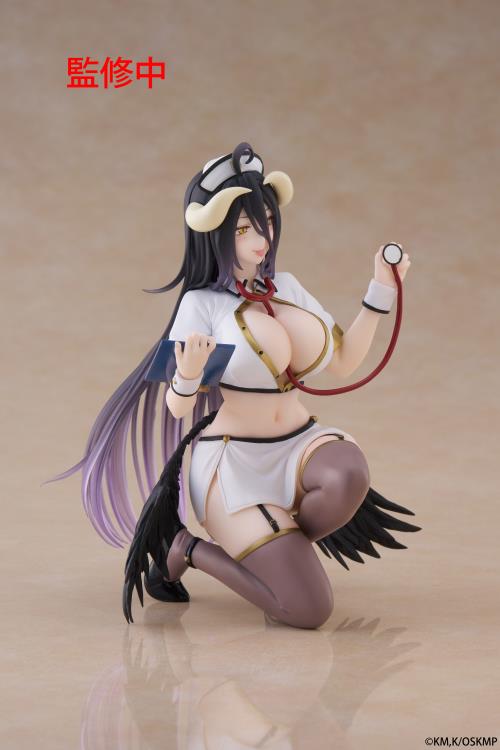 Overlord Desktop Cute Albedo (Nurse Ver.) Figure