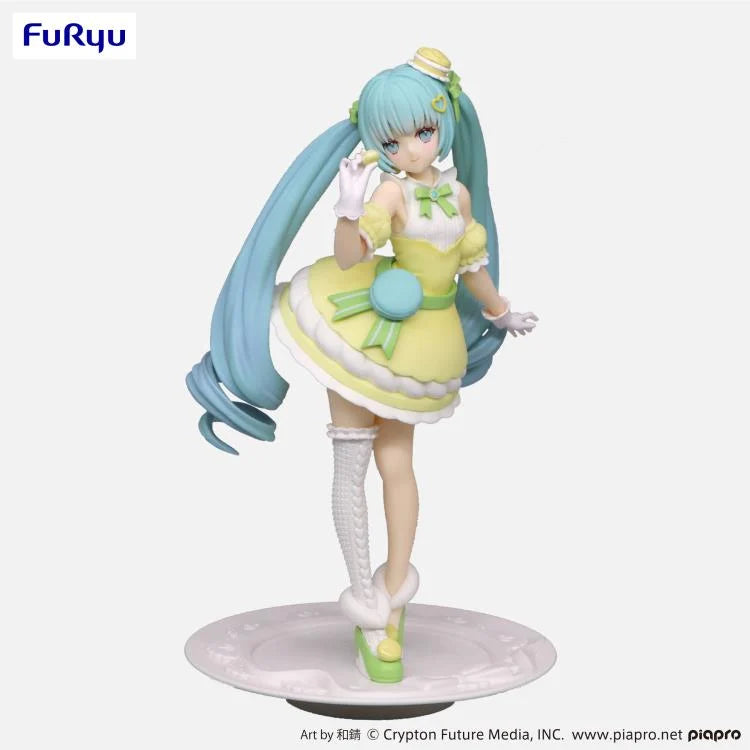 Vocaloid SweetSweets Series Hatsune Miku (Macaroon Citron Color Ver.) Exceed Creative Figure