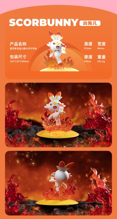 Pokemon Prime Figure Mini Scorbunny Figure