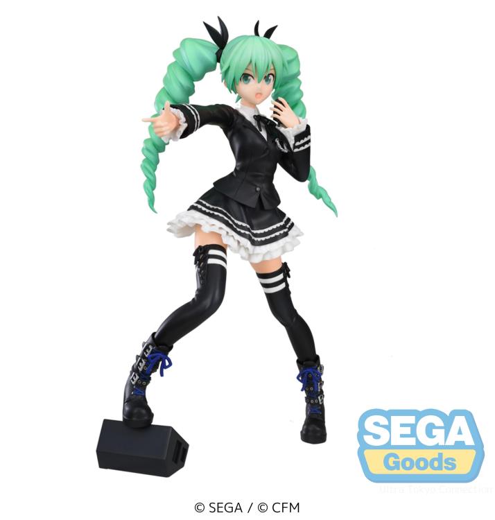 Hatsune Miku Project DIVA Arcade Future Tone Hatsune Miku (Dark Angel Ver.) Super Premium Figure
