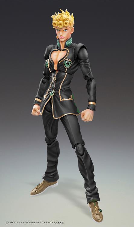 JoJo's Bizarre Adventure Super Action Statue Giorno Giovanna (Black Ver.)