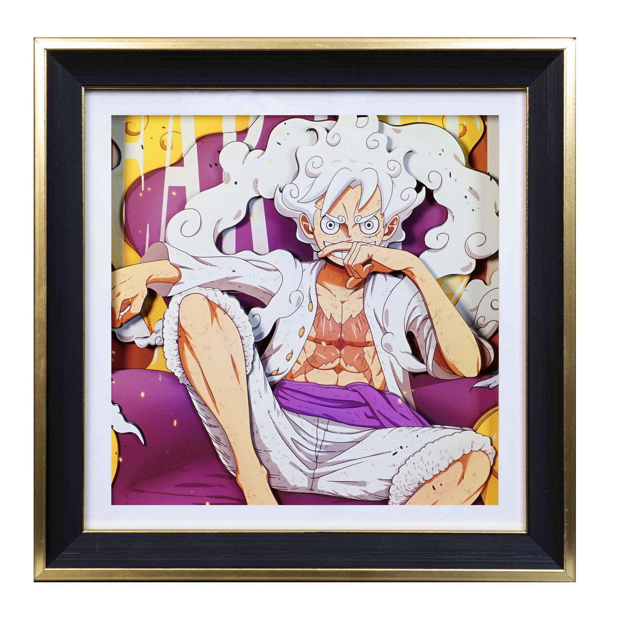 One Piece Handmade Multilayer Decorative 3D Paper Craft Frame