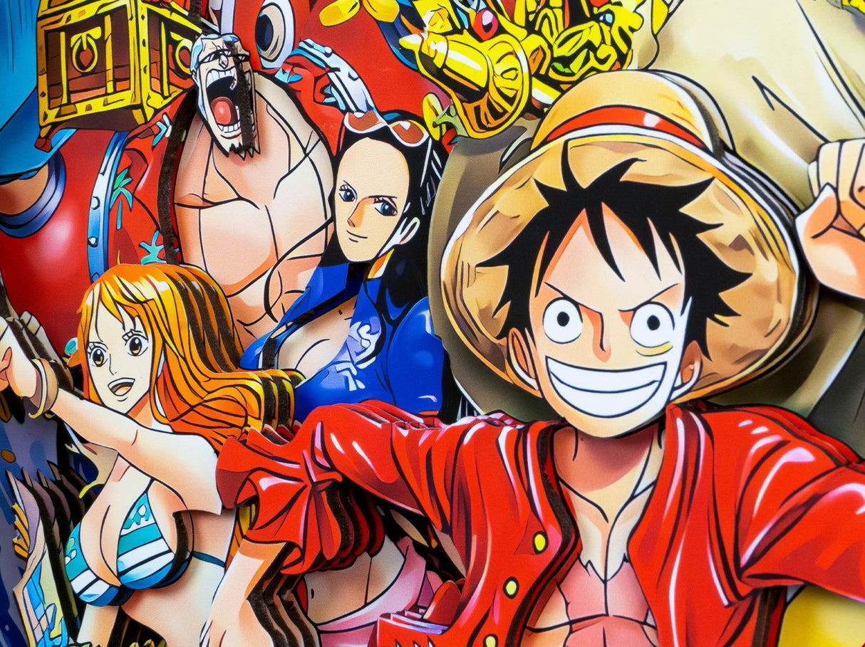 One Piece Handmade Multilayer Decorative 3D Paper Craft Frame