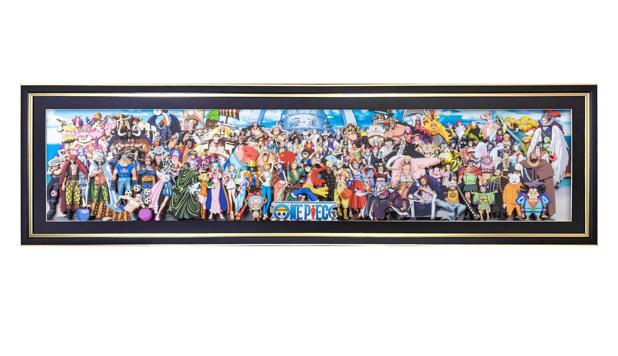 One Piece Handmade Multilayer Decorative 3D Paper Craft Frame