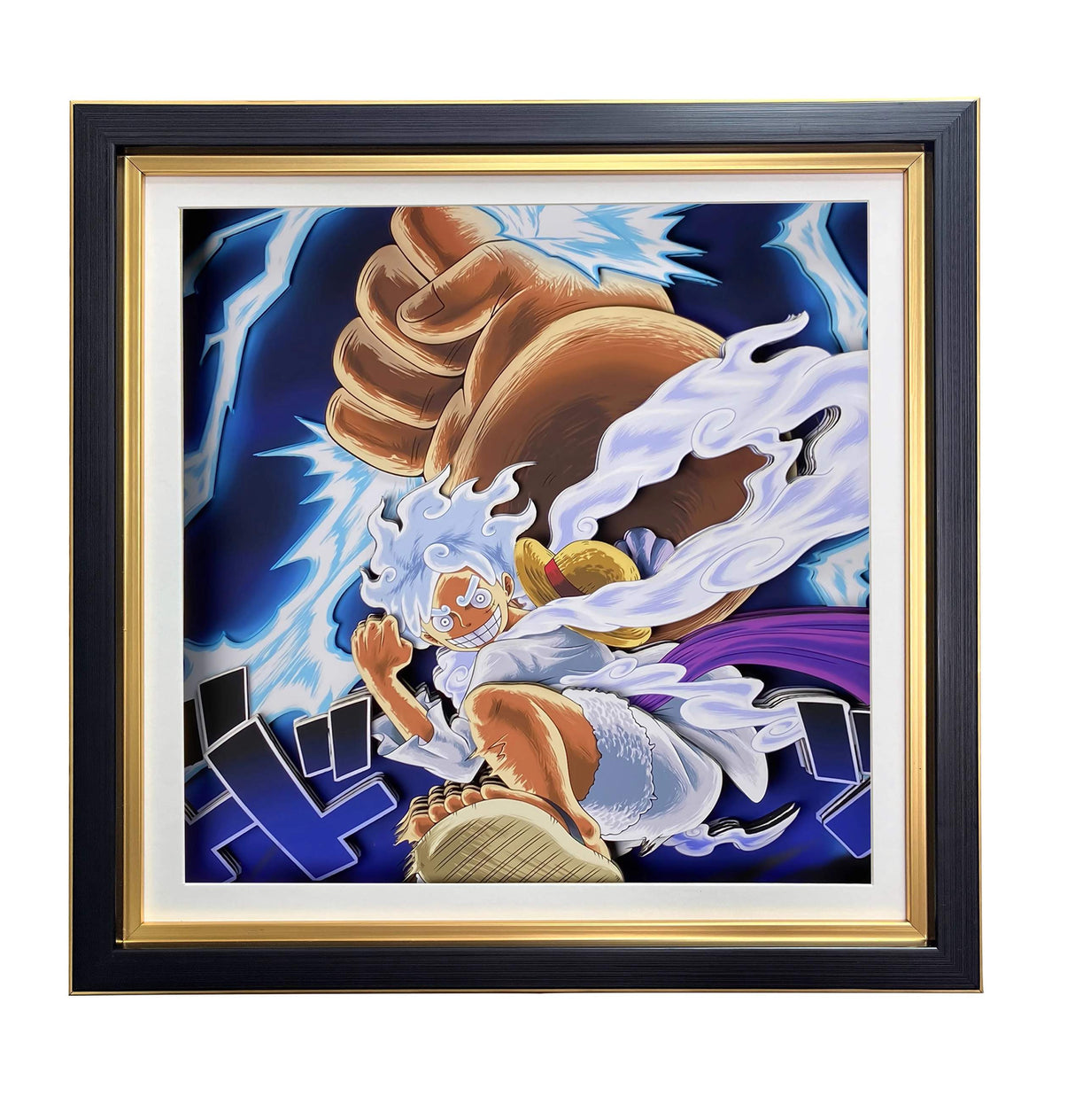 One Piece Handmade Multilayer Decorative 3D Paper Craft Frame