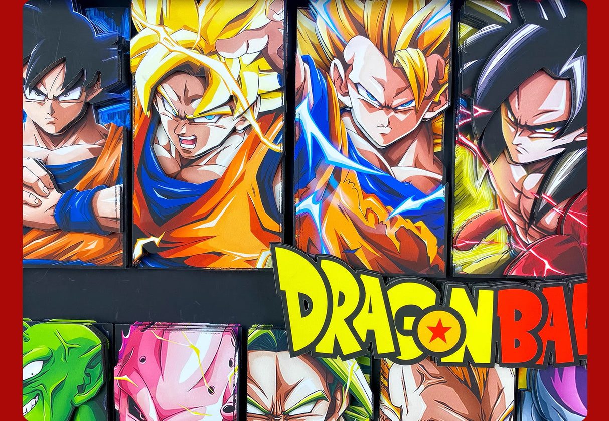 Dragon Ball Handmade Multilayer Decorative 3D Paper Craft Framework
