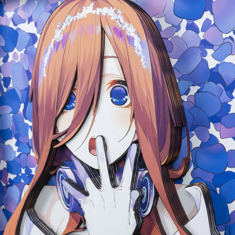 The Quintessential Quintuplets Handmade Multilayer Decorative 3D Paper Craft Frame