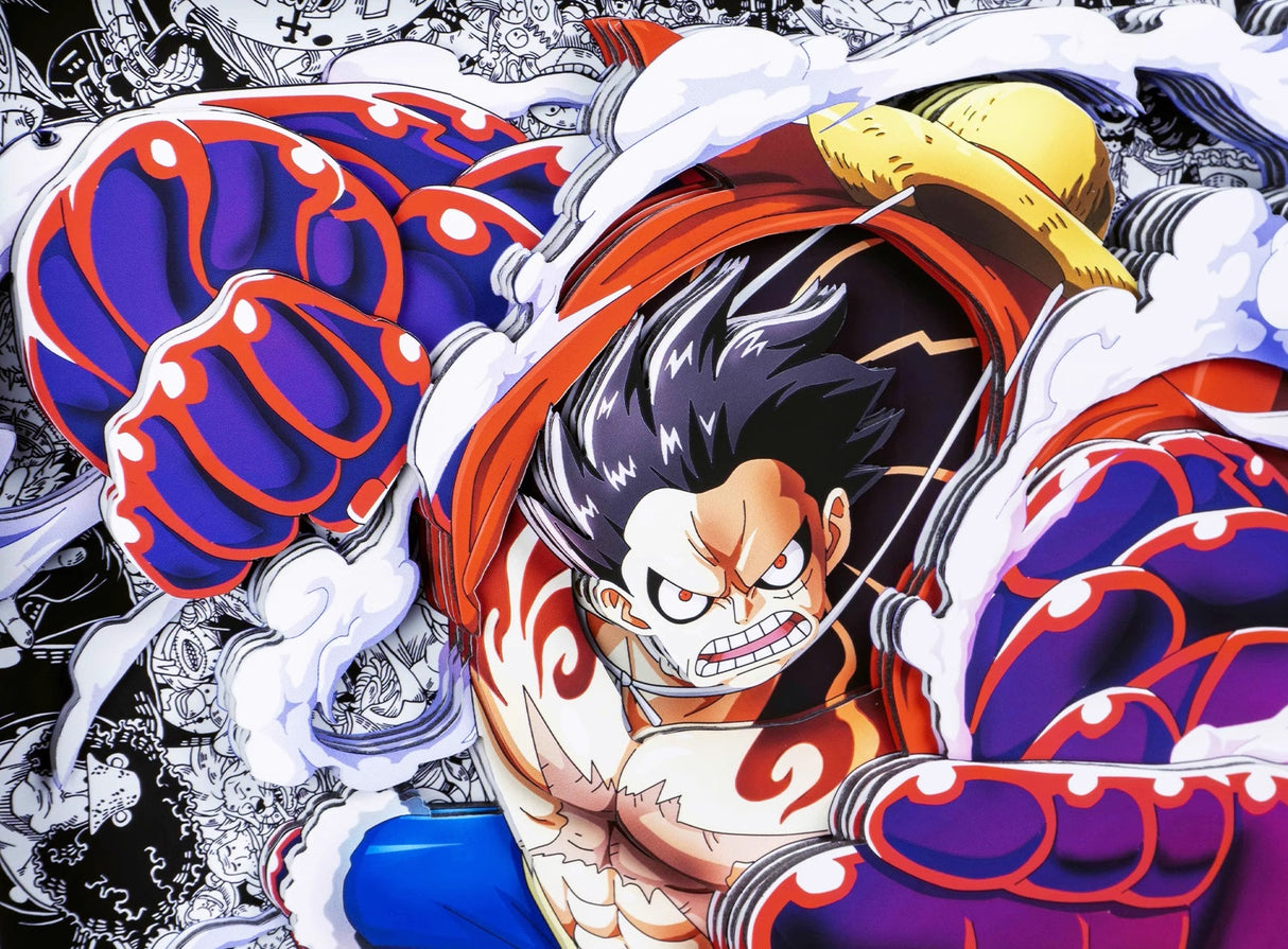 One Piece Handmade Multilayer Decorative 3D Paper Craft Frame