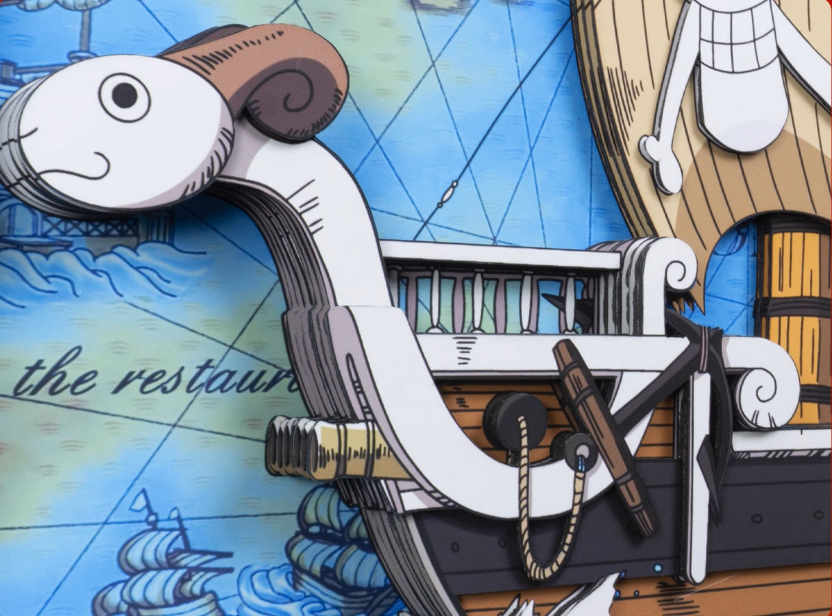 One Piece Handmade Multilayer Decorative 3D Paper Craft Frame