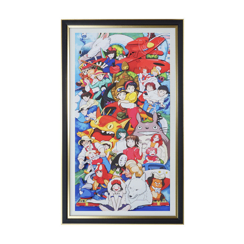 Studio Ghibli Handmade Multilayer Decorative 3D Paper Craft Frame