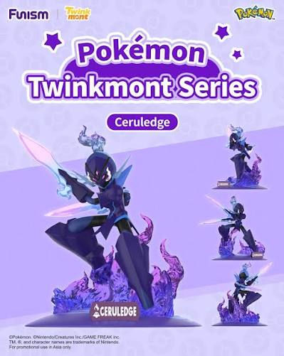 Pokemon Twinkmont Ceruledge Figure