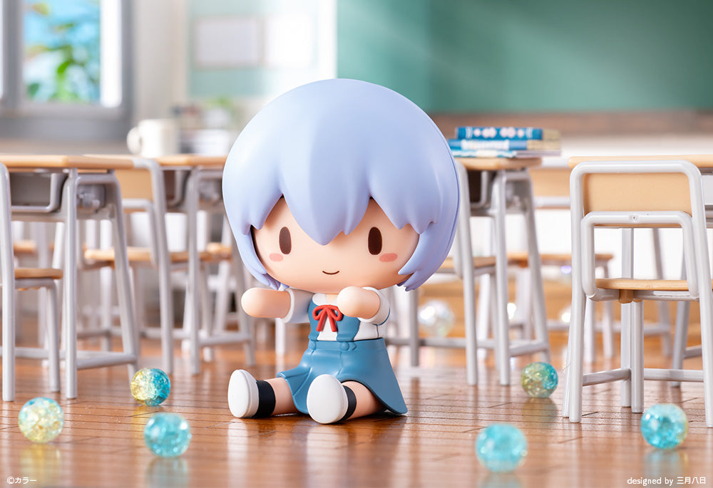 Neon Genesis Evangelion Fuwa Petit S-Fire Rei Ayanami Chibi Figure