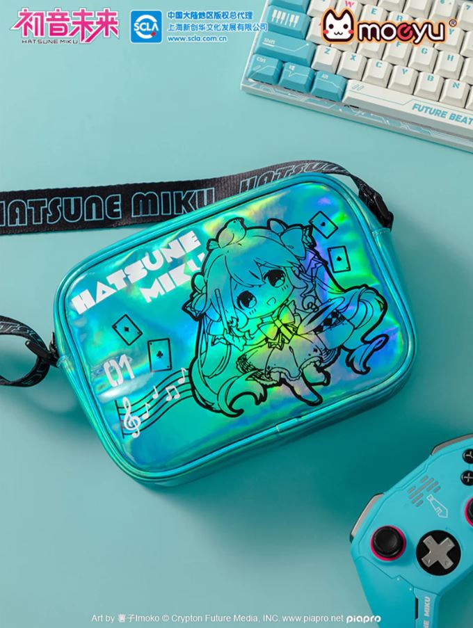 Official Hatsune Miku Magic World Iridescent Shoulder Bag