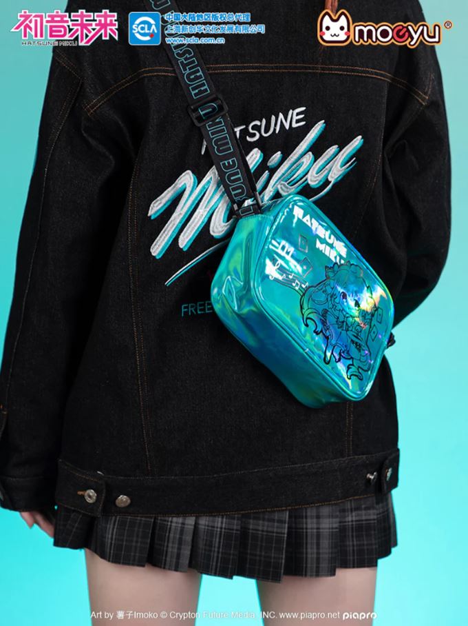 Official Hatsune Miku Magic World Iridescent Shoulder Bag