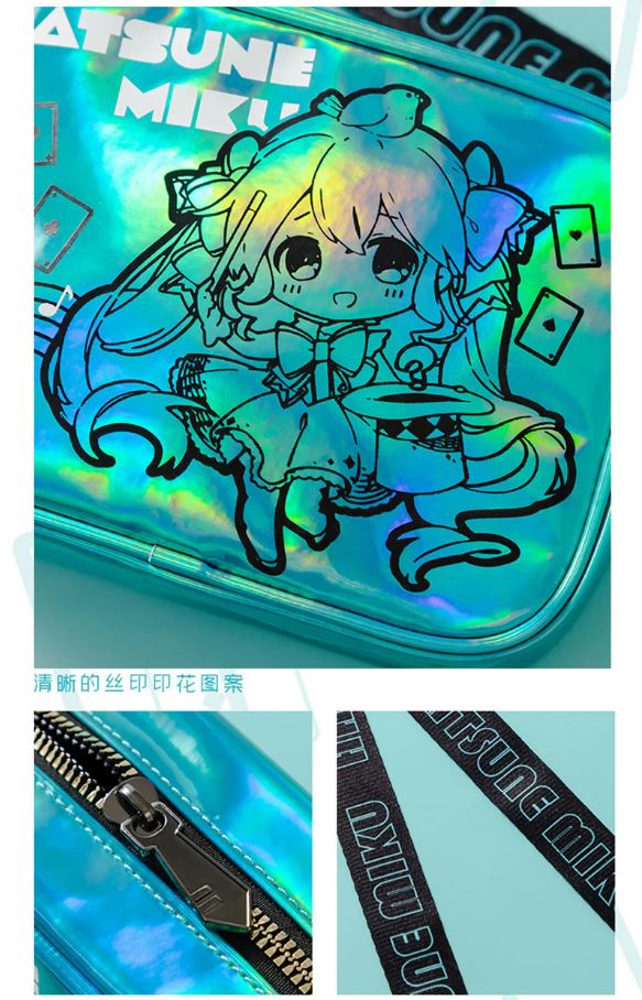 Official Hatsune Miku Magic World Iridescent Shoulder Bag