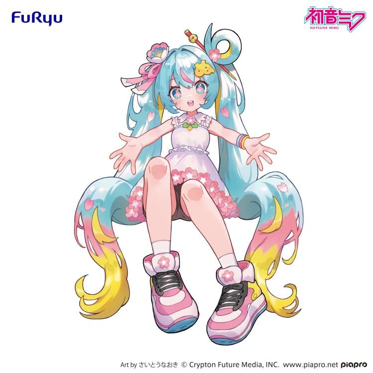 Vocaloid Hatsune Miku (10th Anniversary) Noodle Stopper Figure