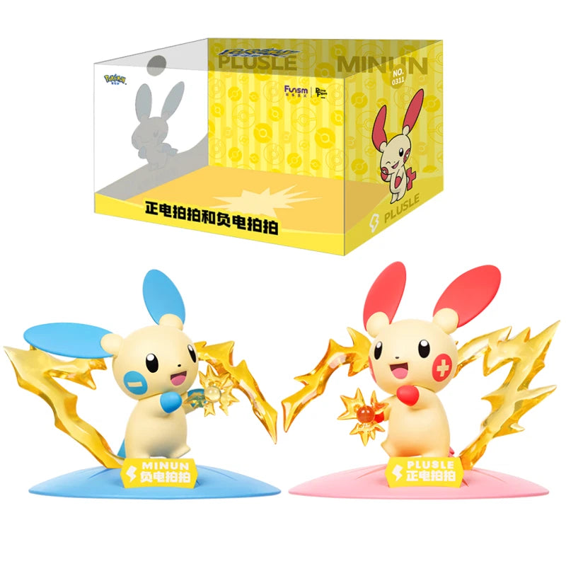 Pokemon Prime Figure Mini Plusle and Minun Duo Figure