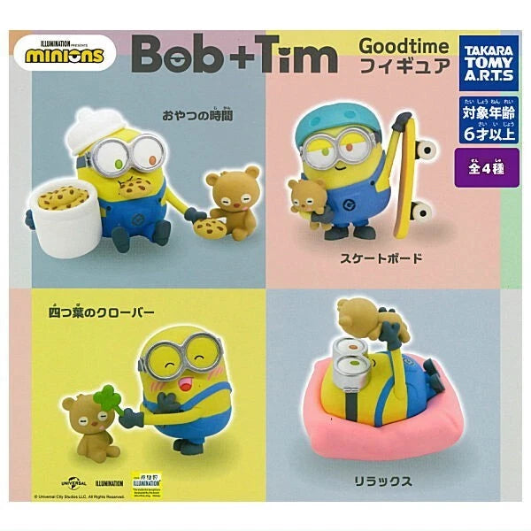 Minions Bob&Tim Goodtime Mini Figures 2 Gashapon