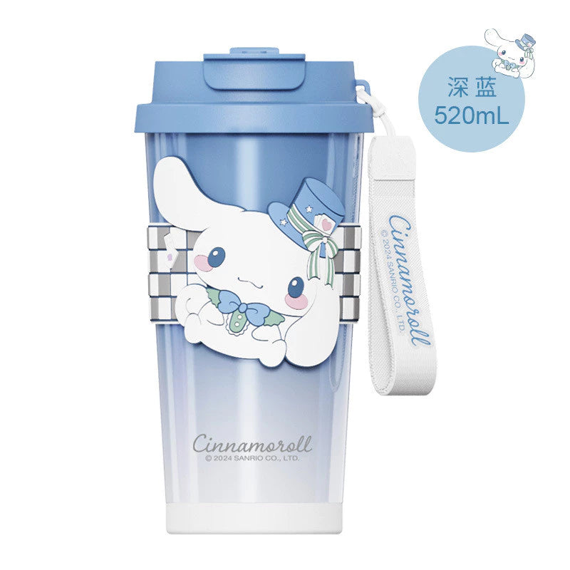 Official Sanrio Insulated Coffee Cup with Straw