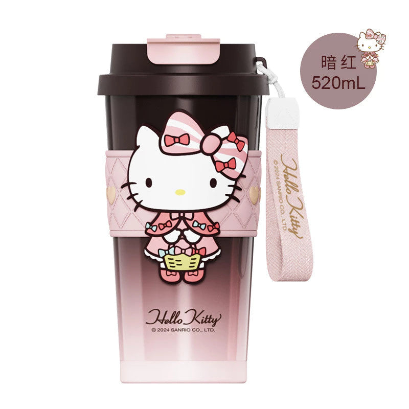 Official Sanrio Insulated Coffee Cup with Straw