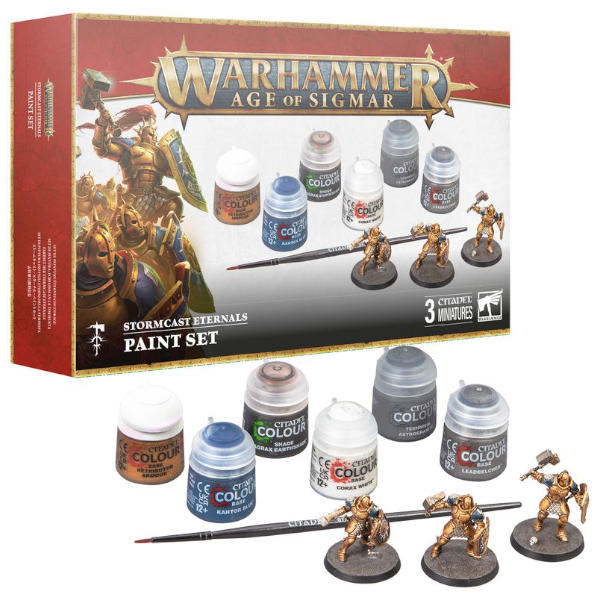 Warhammer Age of Sigmar: Stormcast Eternals Paint Set 2024
