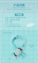 Moeyu Vocaloid Hatsune Miku Squinty Eyes Series Scarf