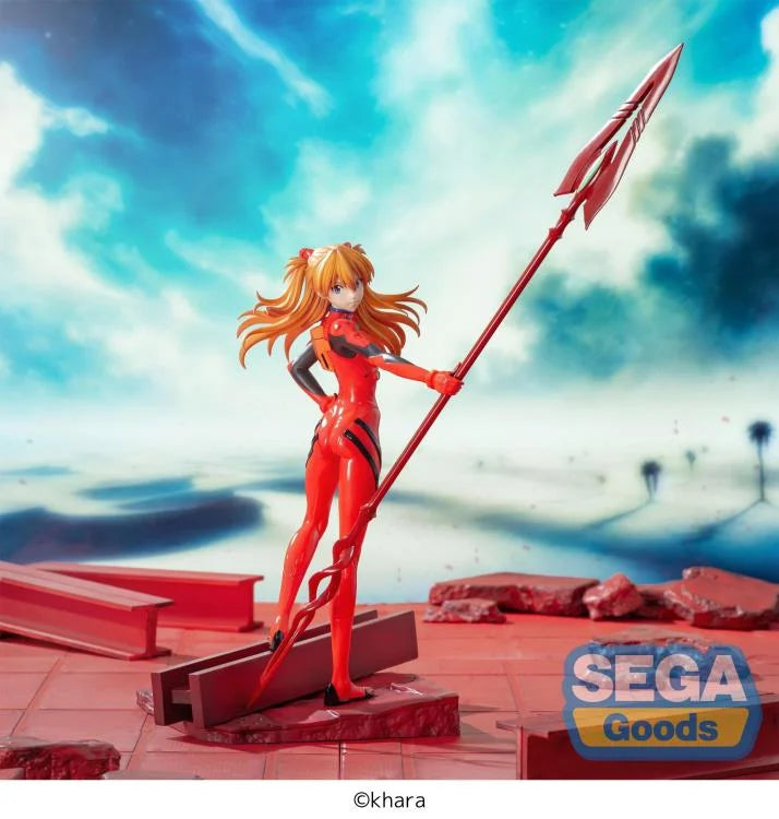 Rebuild of Evangelion Luminasta Asuka Shikinami Langley x Spear of Cassius Figure