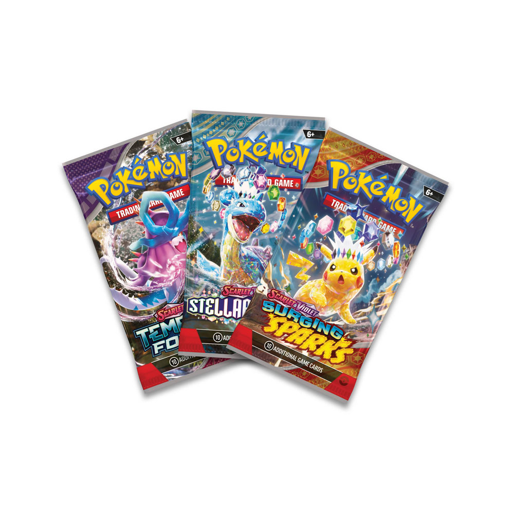Stacking Tin Treasures of Ruin/Paradox Pokemon/Ogerpon POKEMON TCG
