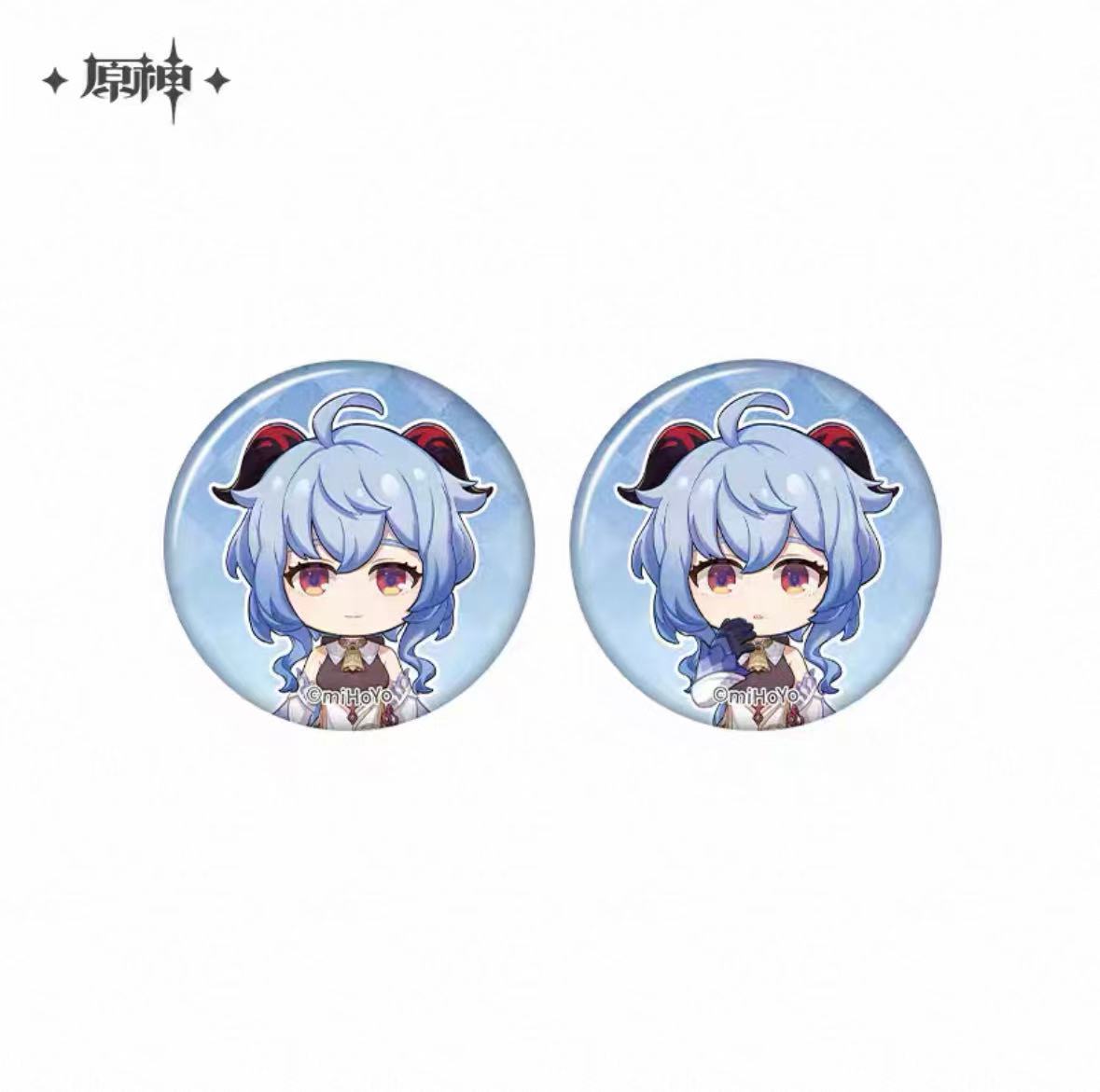 Genshin Impact Photo Reminiscing Series Official Mini Badge Set