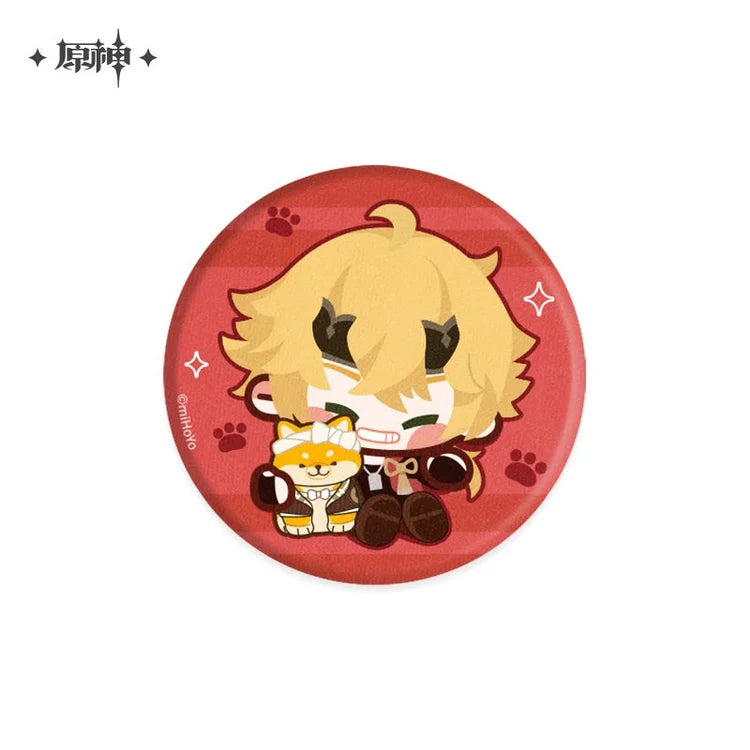 Genshin Impact Fluffy Chibi Collection Badge