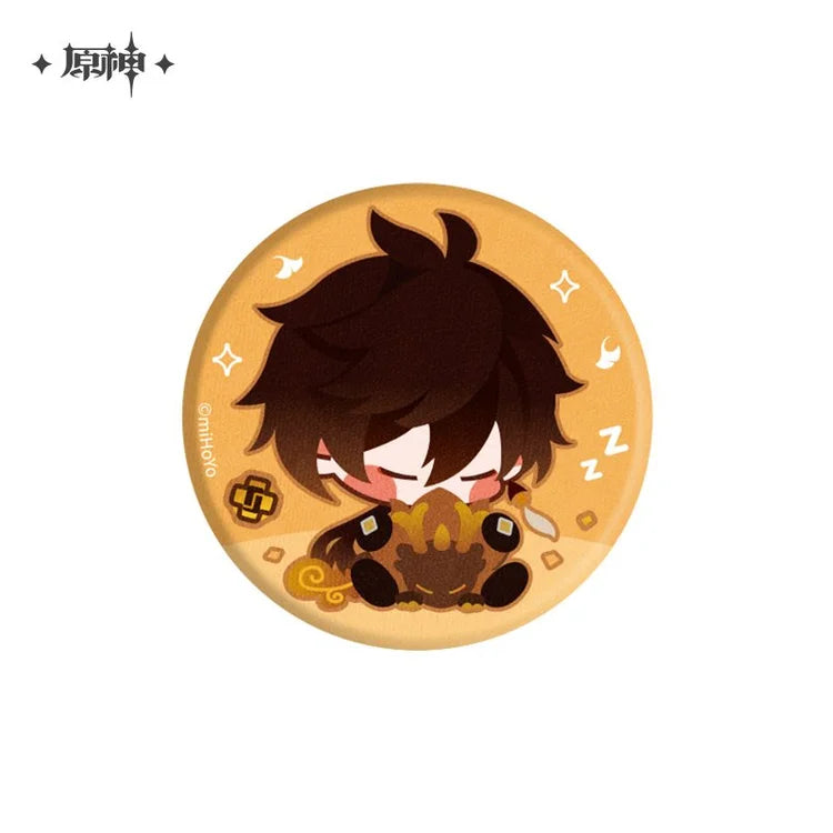 Genshin Impact Fluffy Chibi Collection Badge