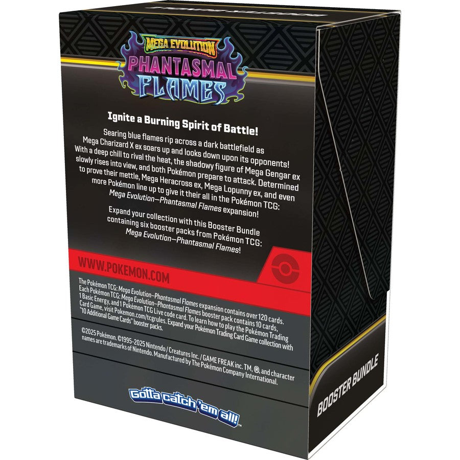 LIMITED TO 1 PER PERSON Pokemon TCG: Mega Evolution Phantasmal Flames Booster Bundle