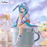 Vocaloid Hatsune Miku (Rabbit Ear Hood Pajama Blue Color Ver.) Noodle Stopper Figure