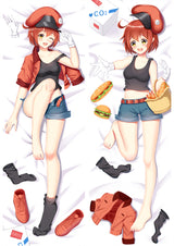111 - Cells at Work! Red Blood Cell AE3803 Hugging Body Pillow Package