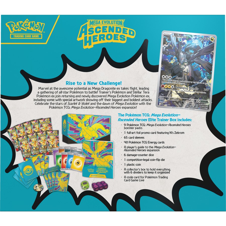LIMIT 1 PER PERSON Pokemon TCG: Ascended Heroes Elite Trainer Box